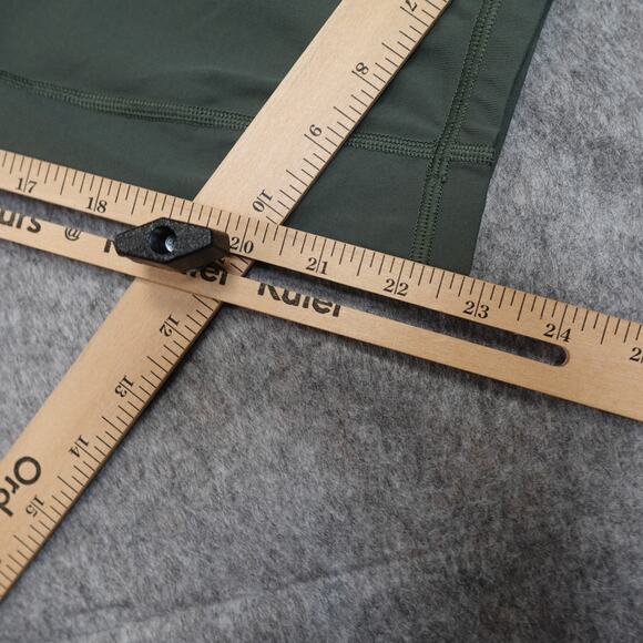 Lululemon Leggings Womens 2 Time To Sweat Crop 23" Forest Run Yoga Gym Workout - Picture 5 of 8